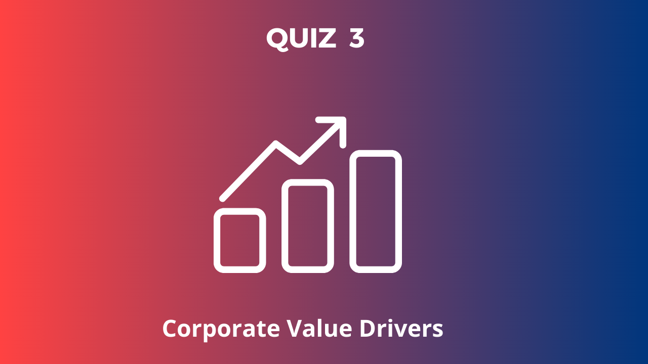 QUIZ 3: Corporate Value Drivers