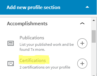 certifications