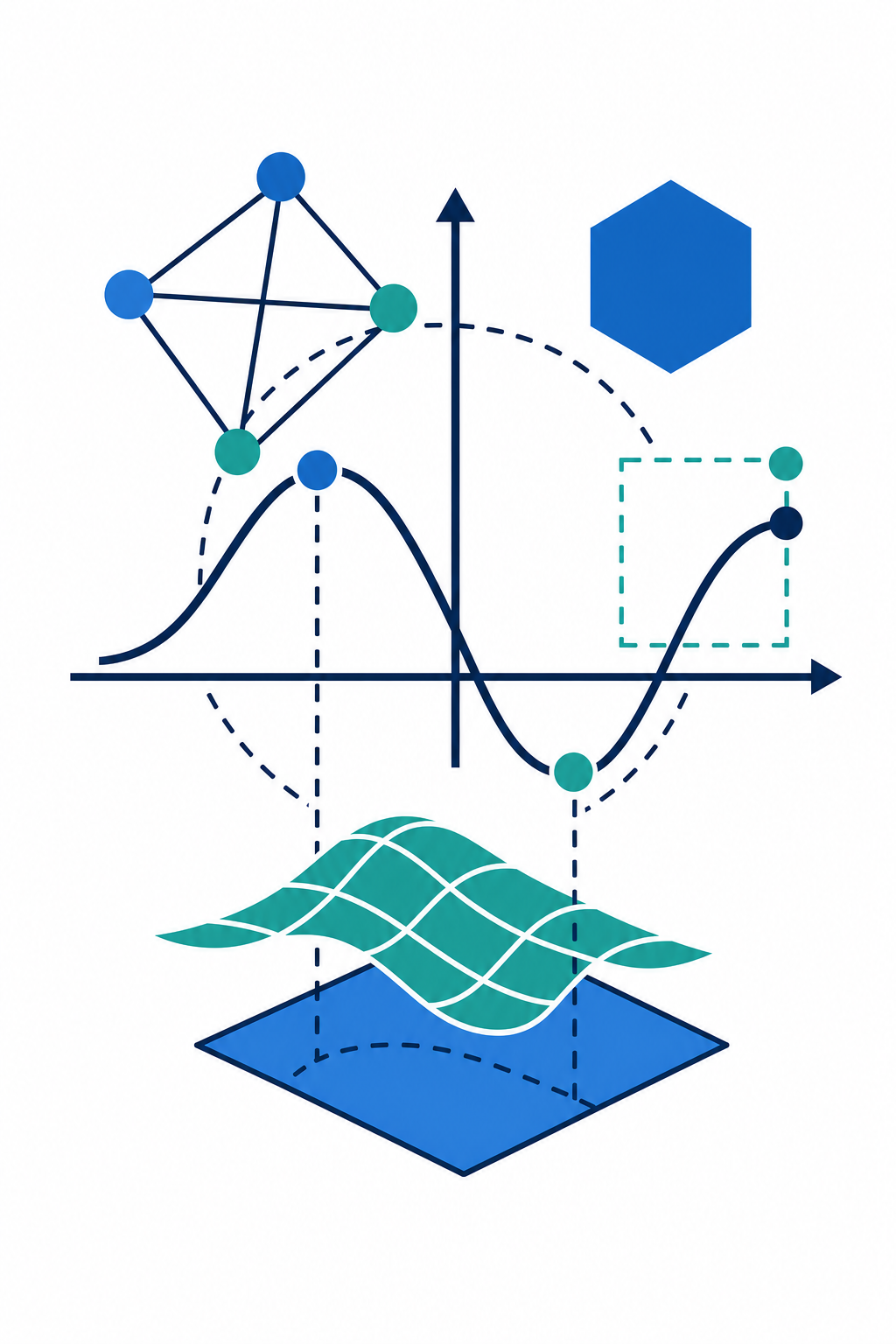 Mathematical Models in Icon Style Portrait-1